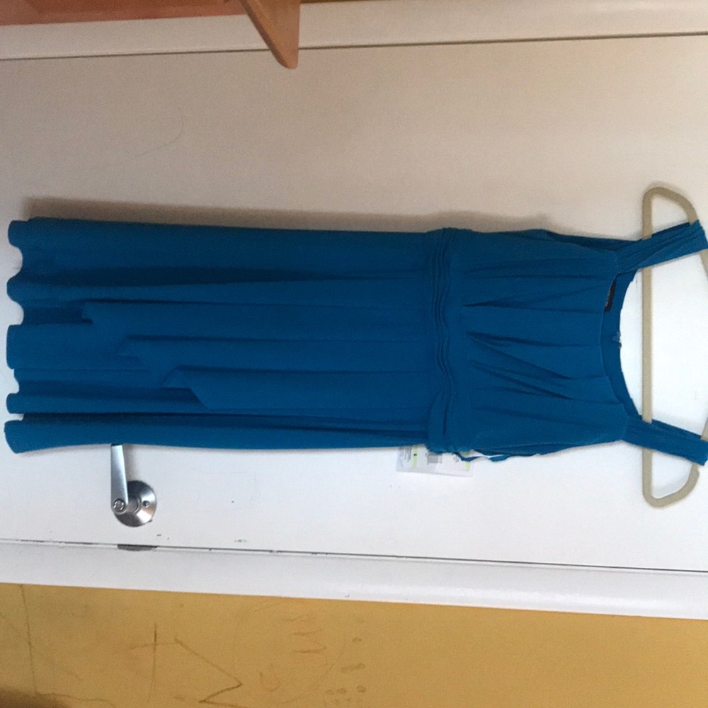 Jones New York Midi Blue Dress